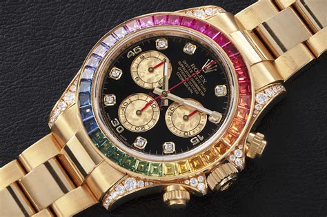 rainbow gold rolex|rolex rainbow chronograph.